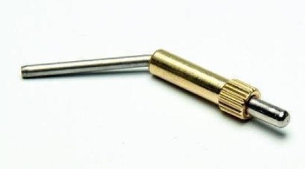 X0349 Kabinenriegel Messing L=23mm (45°)